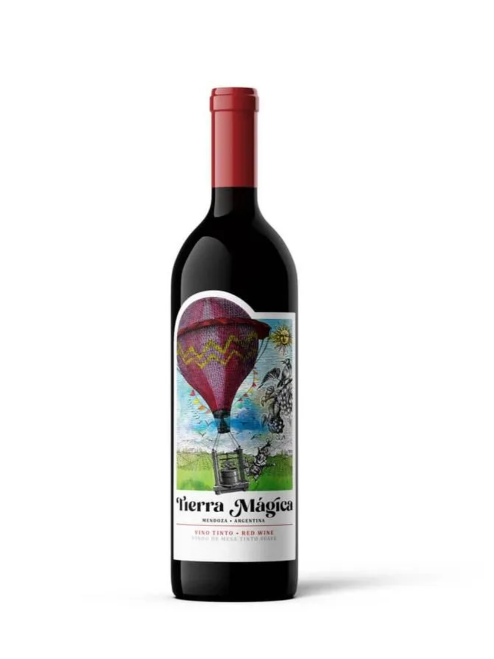 1318-VINHO ARG TIERRA MAGICA SUAVE TINTO 750ML