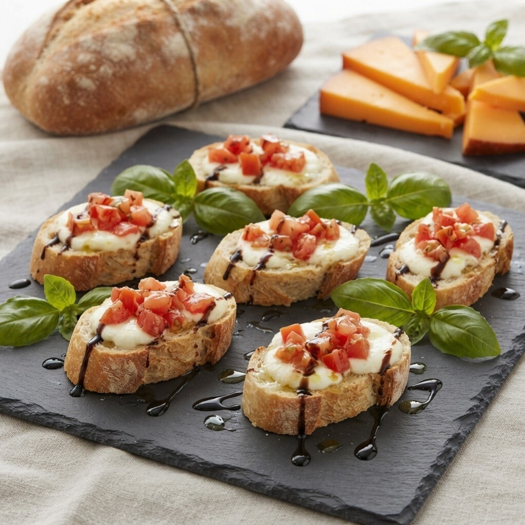 916-BRUSCHETTAS TRUFADO TOMATE SECO