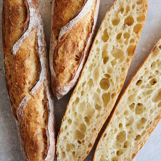 1186-PAO BAGUETE ARTESANAL TOSTADA COM AZEITE E ALHO