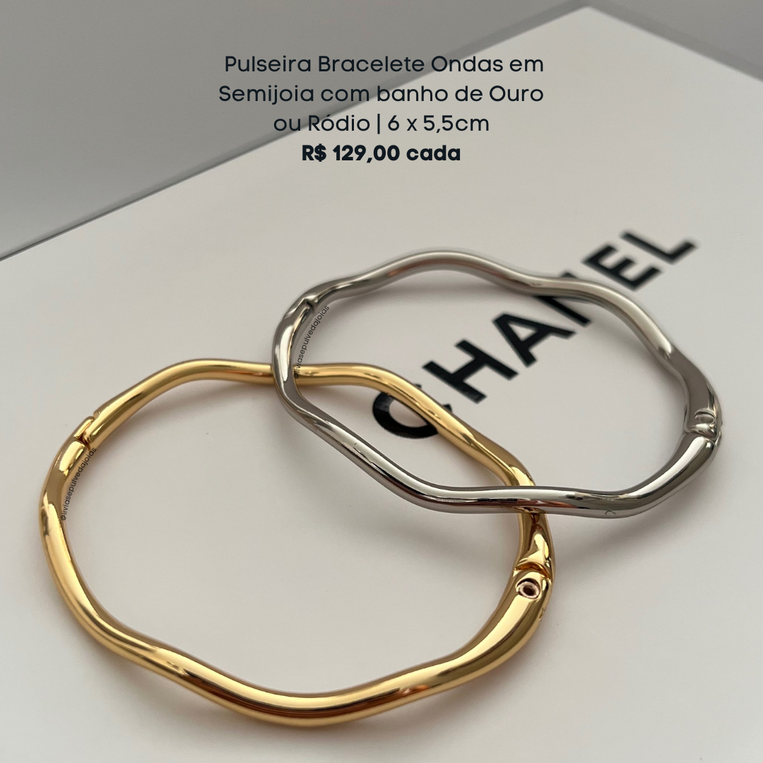 Pulseira Bracelete Ondas
