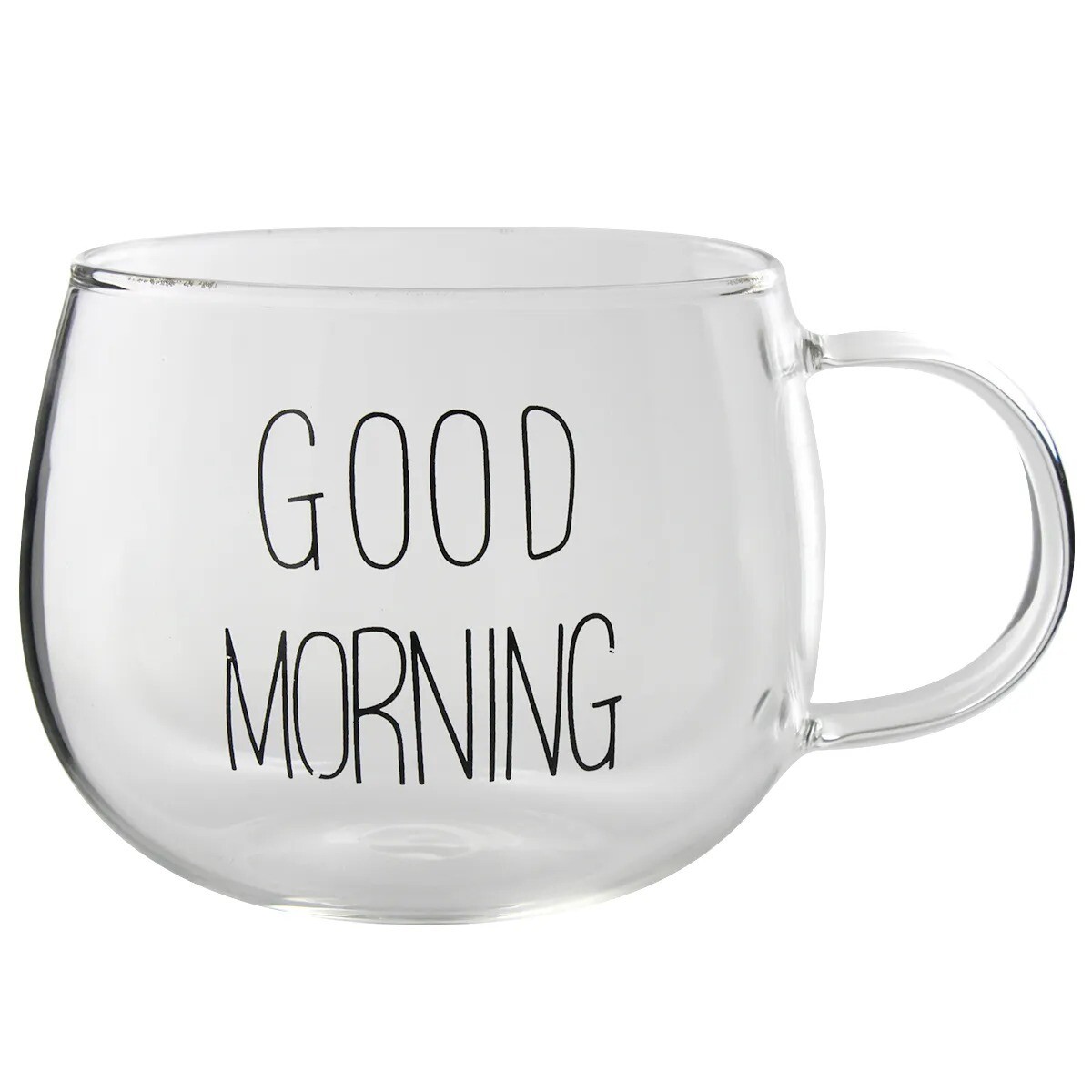 Caneca Good Morning 300ml em Vidro