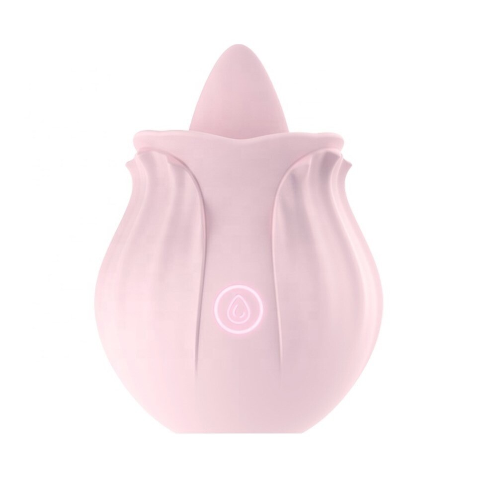 🌺 Vibrador Flor com Língua Estimuladora – VibraToy