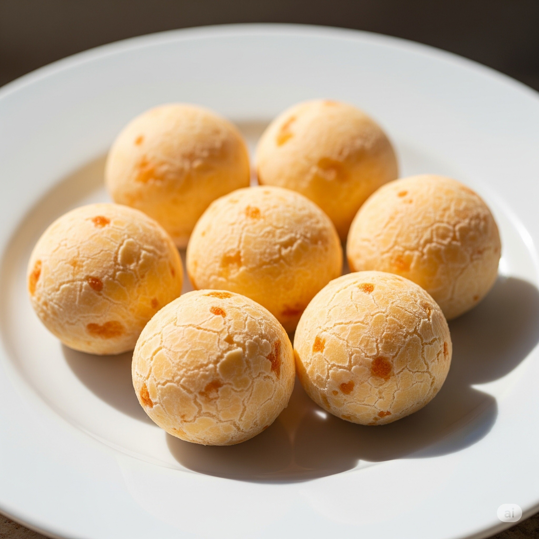 Porção 7 pão de queijos pequenos