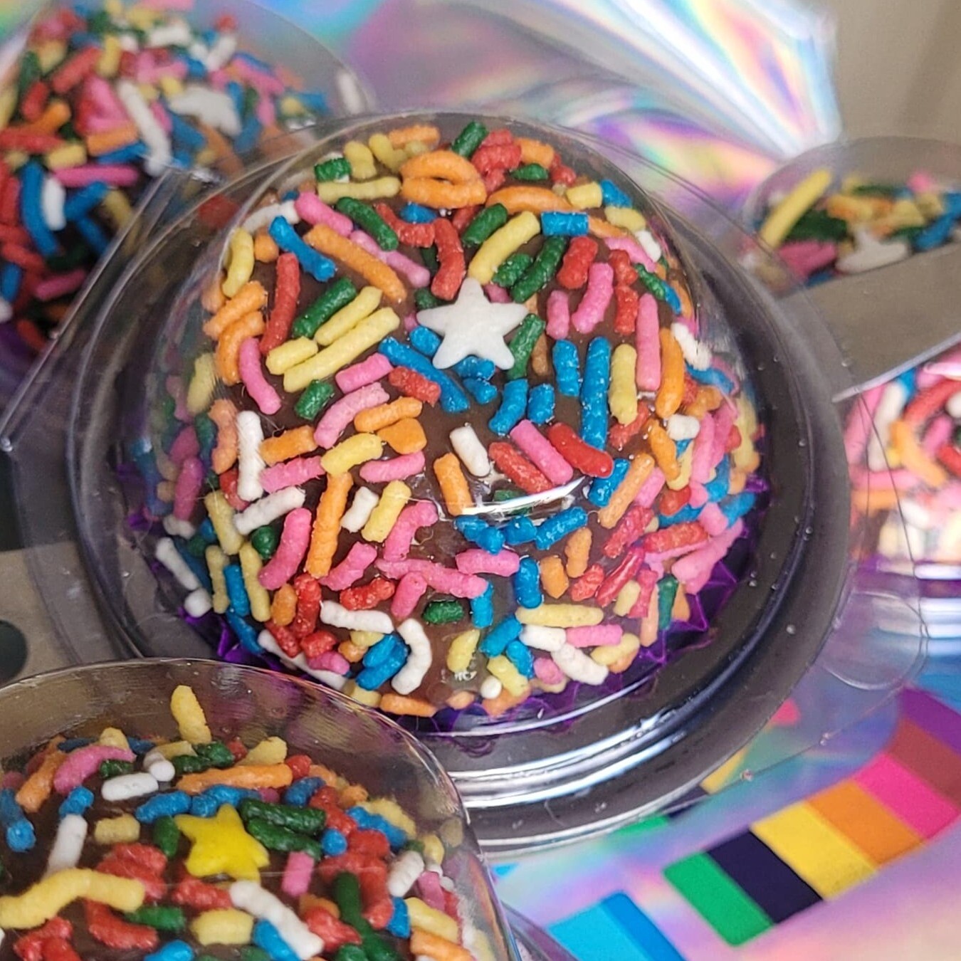 Brigadeiro de Chocolate com Granulado Colorido