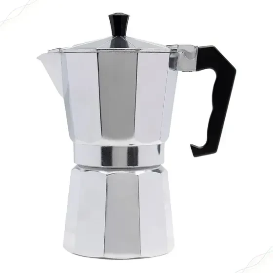 Cafeteira Italiana de Fogão Café Expresso Inox 6 Xícaras 300ml