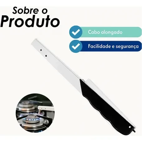 Acendedor De Fogão C/ Botão Moderno Prático