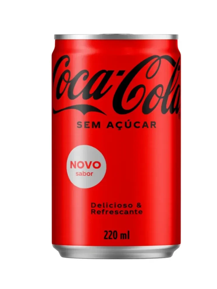 Coca-Cola lata zero açúcar 220ml