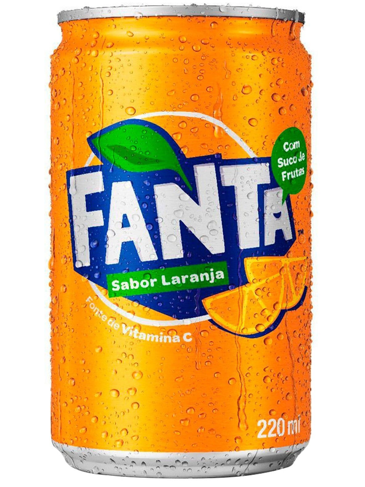 Fanta laranja lata 220 ml