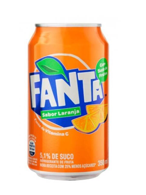 Fanta laranja lata 350 ml