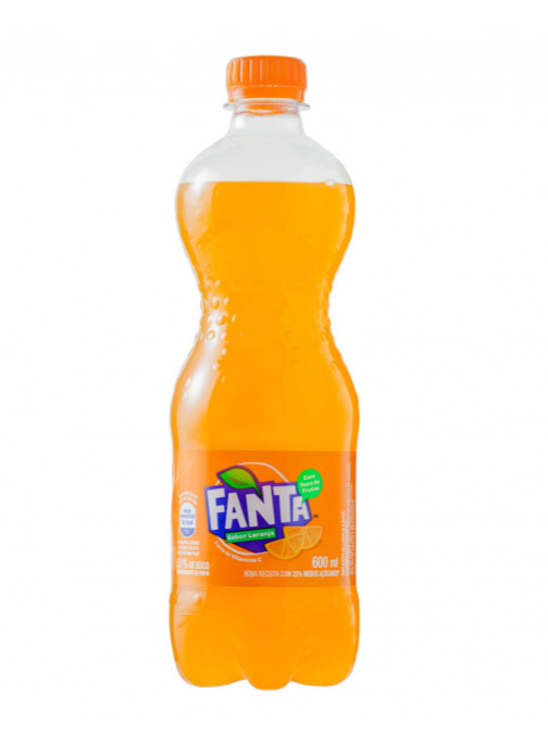Fanta laranja 600 ml
