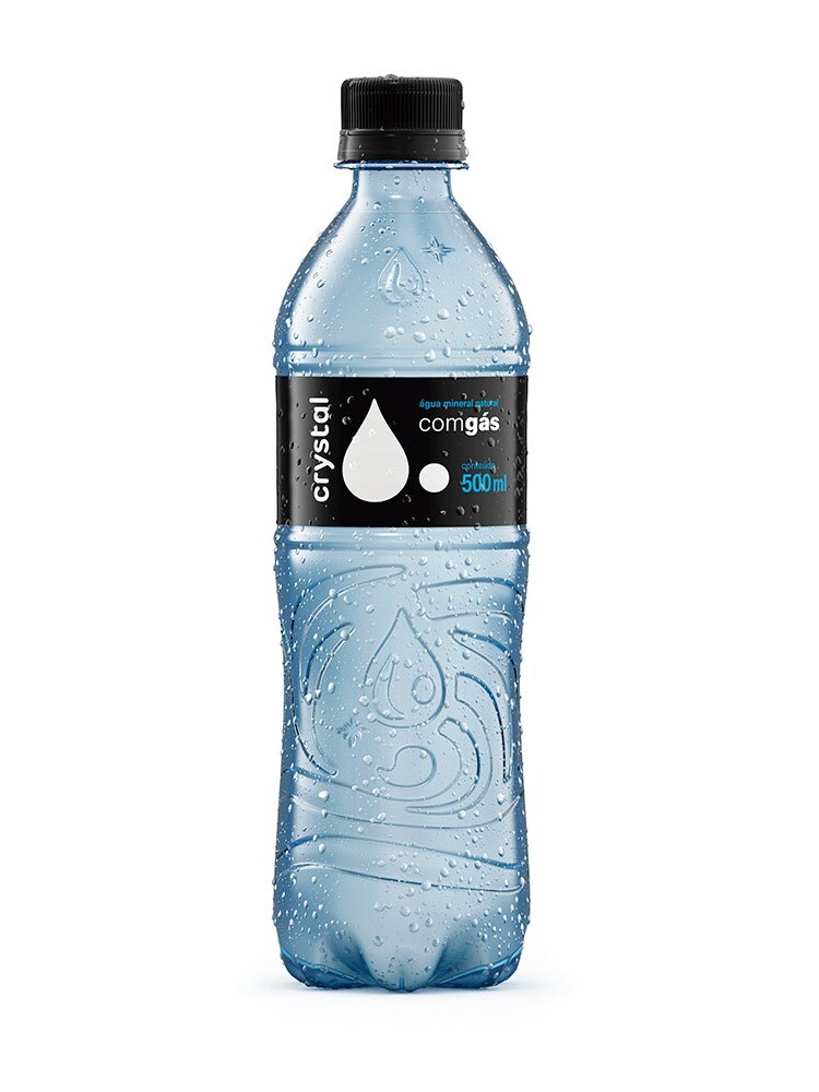 ÁGUA CRYSTAL 500ML GÁS