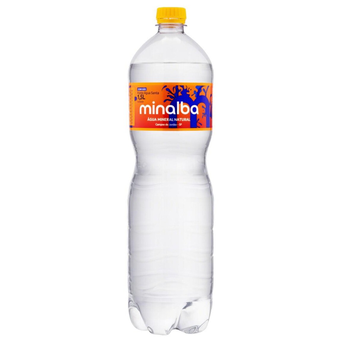 AGUA MINALBA 1,5L C GAS