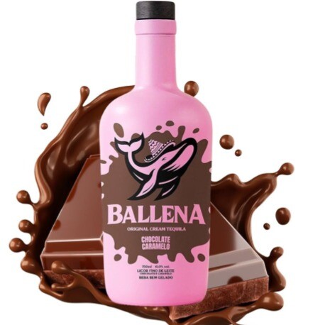 BALENA CHOCOLATE E CARAMELO